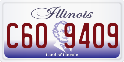 IL license plate C609409
