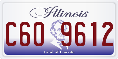 IL license plate C609612