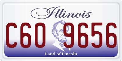 IL license plate C609656