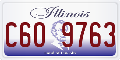 IL license plate C609763