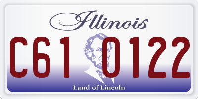 IL license plate C610122
