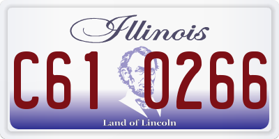 IL license plate C610266