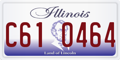 IL license plate C610464