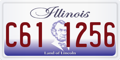 IL license plate C611256