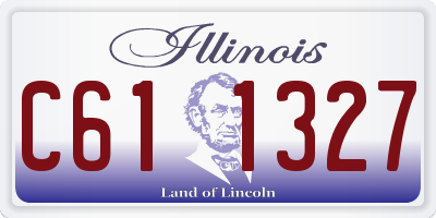 IL license plate C611327