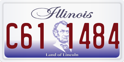 IL license plate C611484