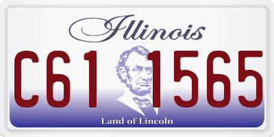 IL license plate C611565
