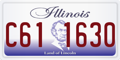 IL license plate C611630