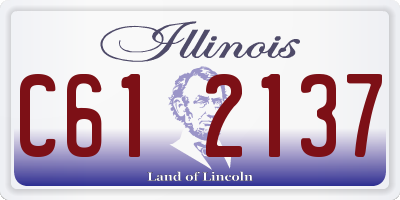IL license plate C612137