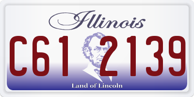 IL license plate C612139