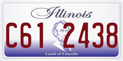 IL license plate C612438