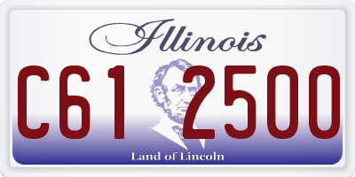 IL license plate C612500