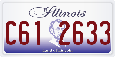 IL license plate C612633