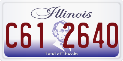 IL license plate C612640