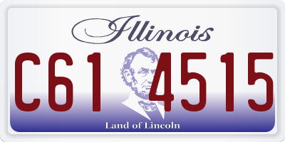 IL license plate C614515