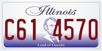 IL license plate C614570
