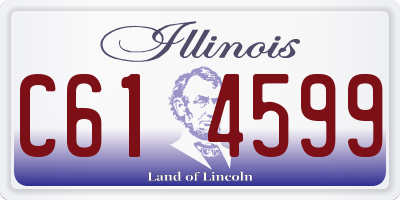 IL license plate C614599