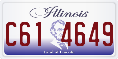 IL license plate C614649