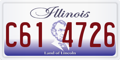 IL license plate C614726