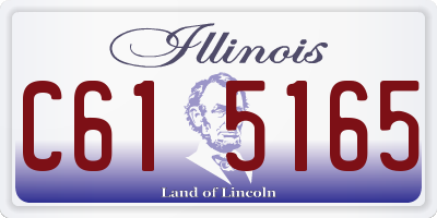 IL license plate C615165