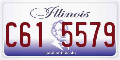 IL license plate C615579