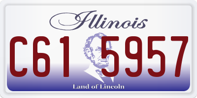 IL license plate C615957