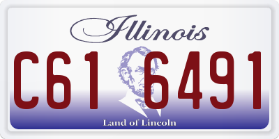 IL license plate C616491