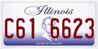 IL license plate C616623