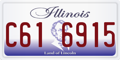 IL license plate C616915