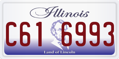 IL license plate C616993