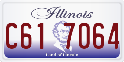 IL license plate C617064