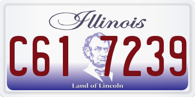 IL license plate C617239