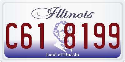 IL license plate C618199