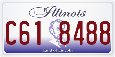 IL license plate C618488