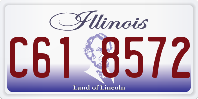 IL license plate C618572