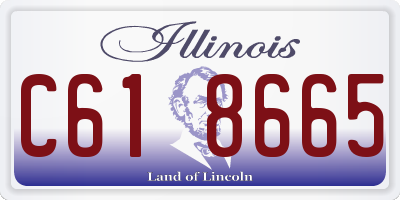 IL license plate C618665