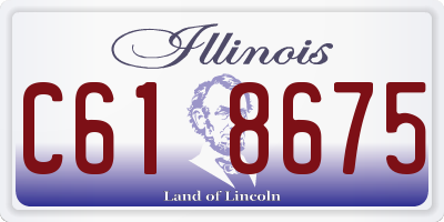 IL license plate C618675