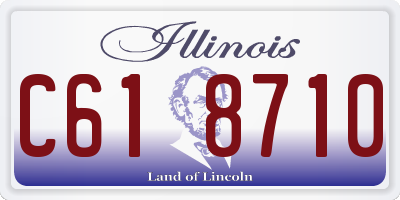 IL license plate C618710