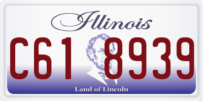 IL license plate C618939