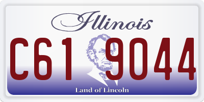 IL license plate C619044