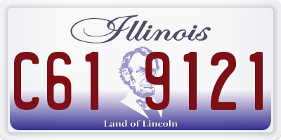 IL license plate C619121