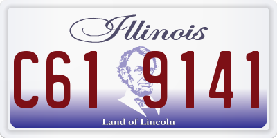 IL license plate C619141