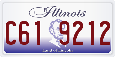 IL license plate C619212