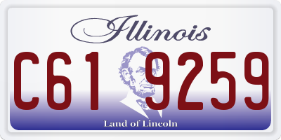 IL license plate C619259