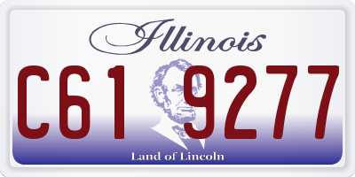 IL license plate C619277