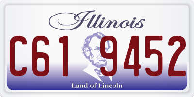 IL license plate C619452