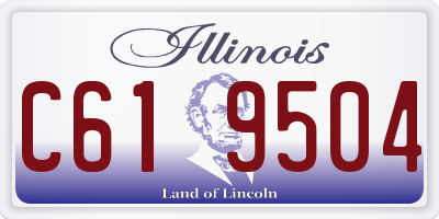 IL license plate C619504
