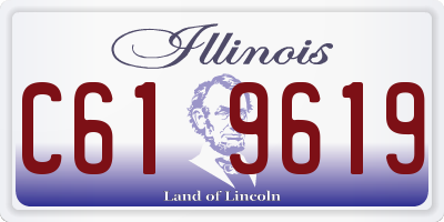 IL license plate C619619