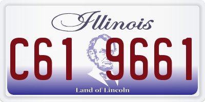 IL license plate C619661