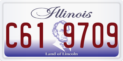 IL license plate C619709